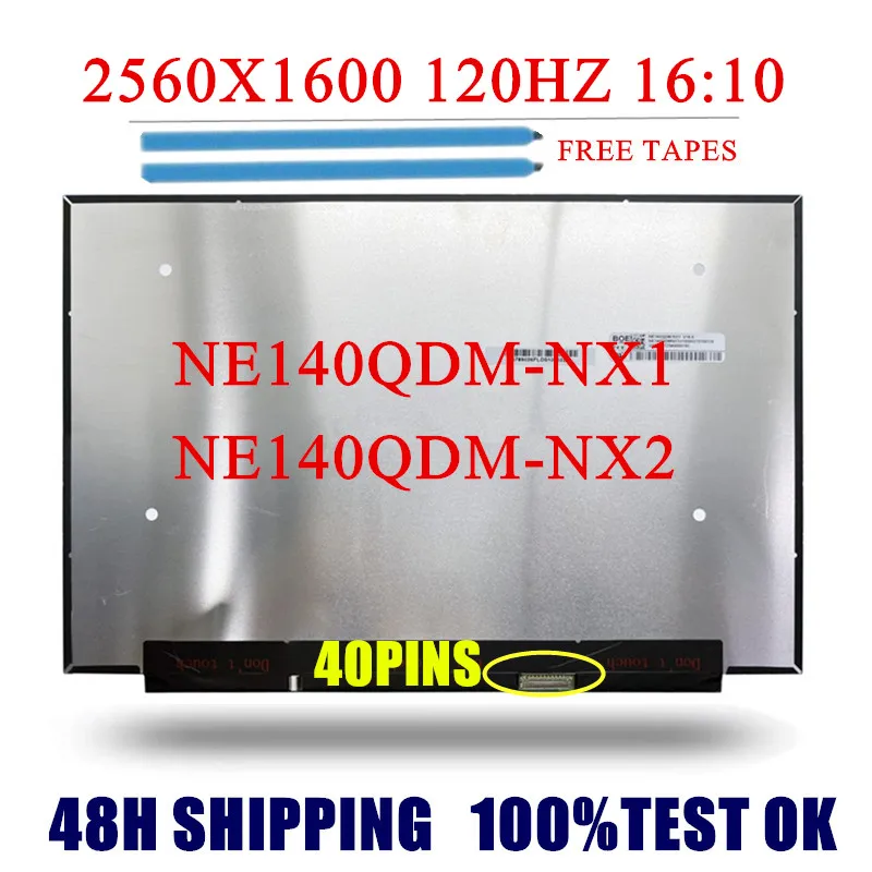 Matriz de Laptop com Tela Led Ips Lcd 14.0in 2.5k 120hz Edp 40 Pinos Ne140qdm-nx1 Ne140qdm-nx2 V18.0 Ne140qdm-nx1 V18.0 para Asus