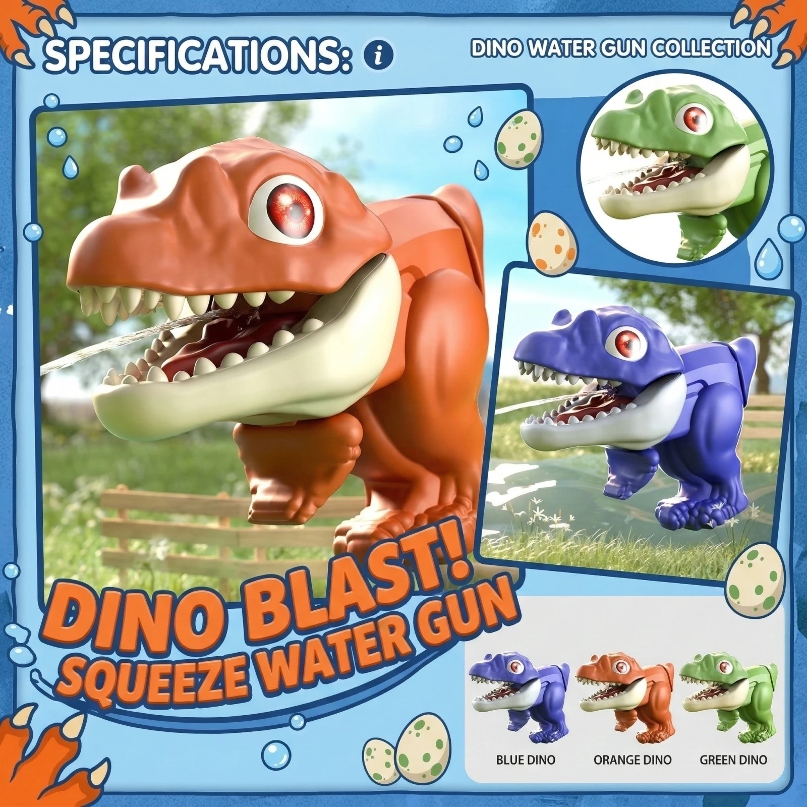 

Мультяшные водные пистолеты для летних водных игр, маленькие водные пистолеты для дрифтинга и водных развлечений, детские игрушечные водные пистолеты с функцией распыления.