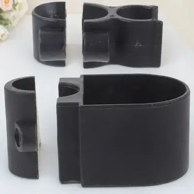 

1Set Black Cane Holder Set Walking Stick Support Stand for Wheelchair Walker Rollator Crutch Alloy Plastic Durability