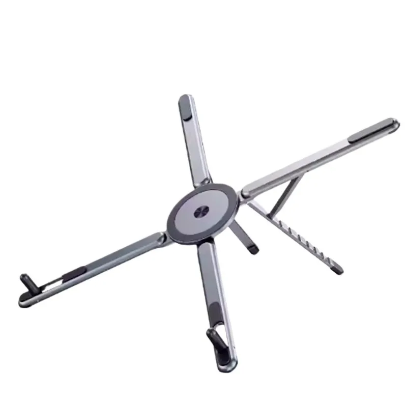 For laptop folding bracket sub desktop magnetic attraction cooling