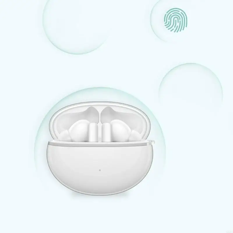 With 6i wireless earplug full shell, non-slip grip waterproof and non-slip.