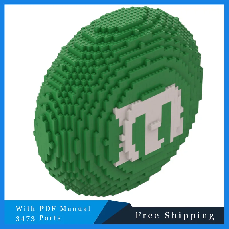 

3473 детали, креативная модель зеленого конфет, MOC, строительные блоки, кирпичи, комбинированные наборы, головоломки, детские игрушки, подарки на день рождения, Рождество