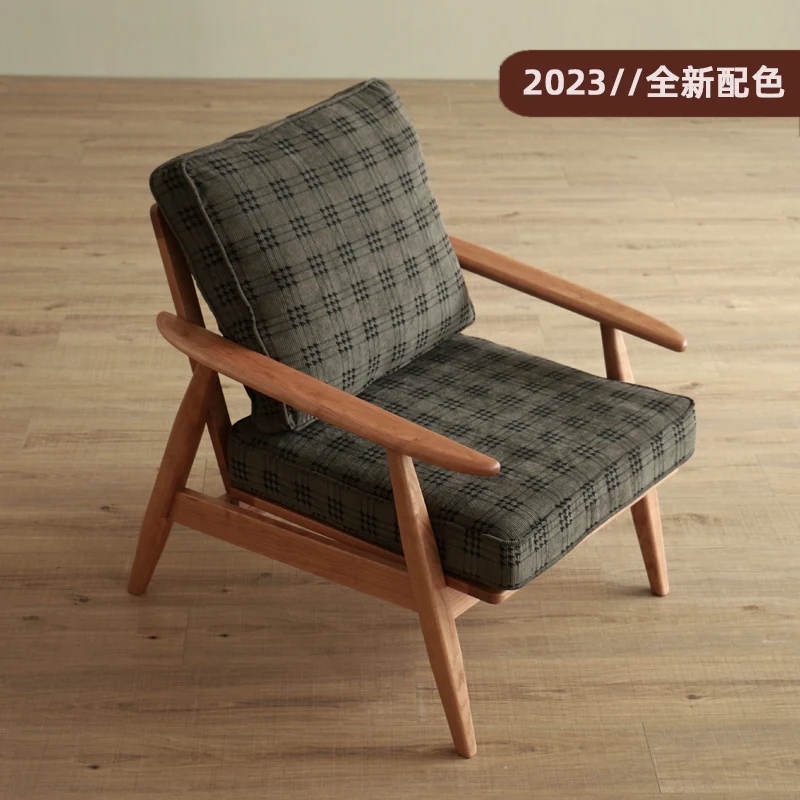 Interior Chair Contemporary Furniture Home Beauty Salon Living Room Wooden Luxury Design Armchair Butaca Recliner Sofa Rattan