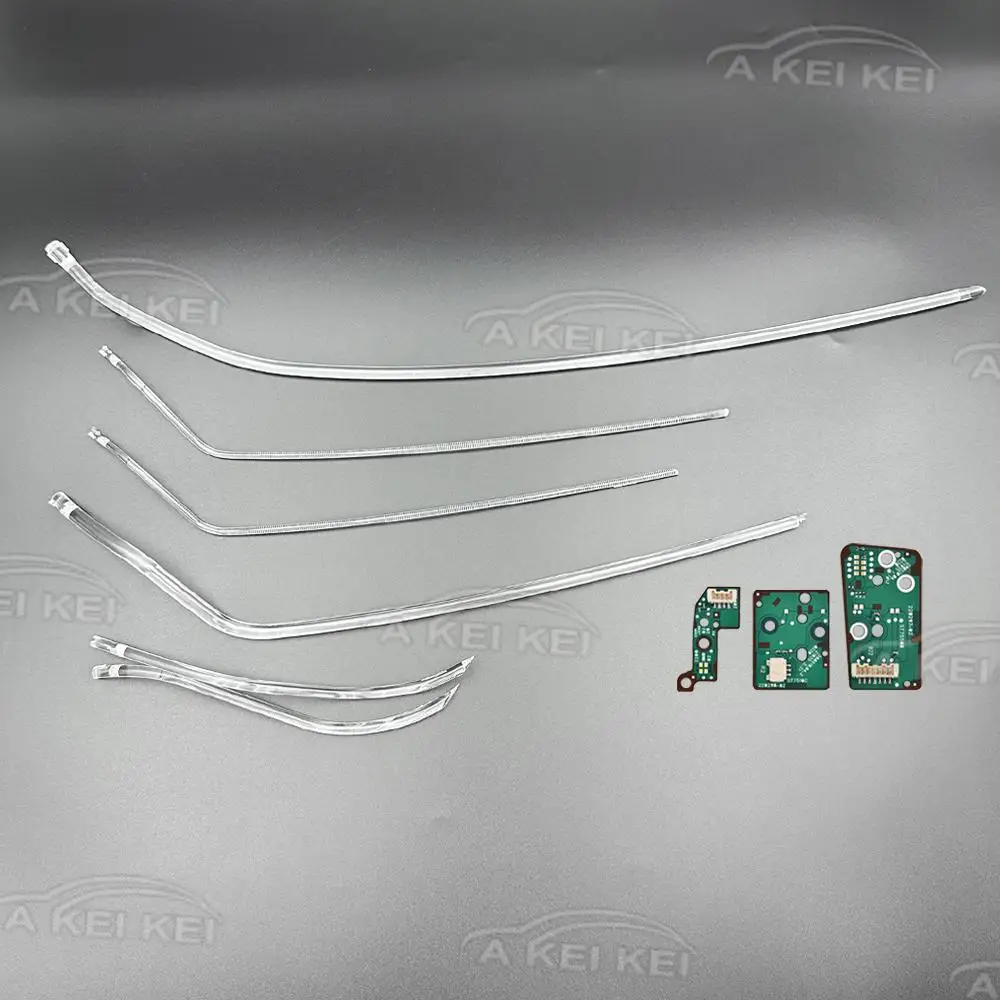 Neu für Audi A6 C8 2019-2023 Matrix DRL Autoscheinwerfer Lichtleiter Tagfahrlicht-Röhre & Leiterplatte Lichtquelle Chip – Detail 9