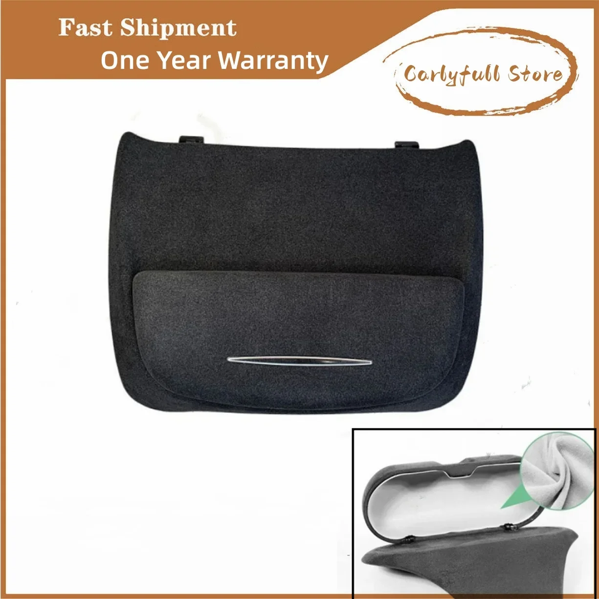 Car Glasses Case For Li Lixiang L7 L8 L9 2022 2023 Car Sunroof Fur Sunglasses Storage Box Car Accessories