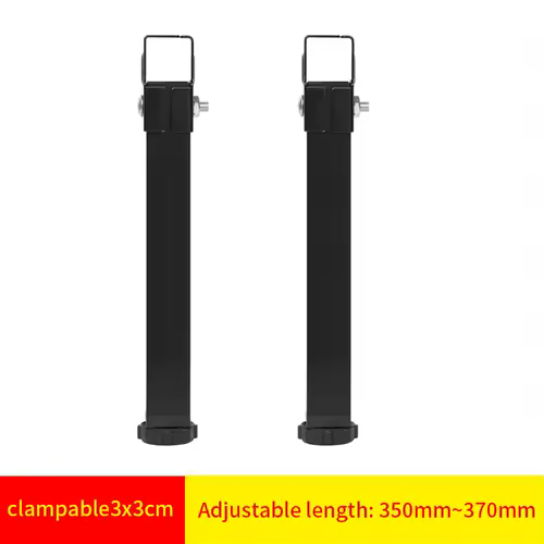 Ribbed frame bed leg support column 3 × 3cm clamping foot bed side support reinforced adjustable furniture foot bed bottom mute - Image 16