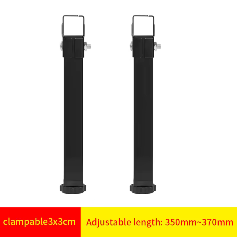 Ribbed frame bed leg support column 3 × 3cm clamping foot bed side support reinforced adjustable furniture foot bed bottom mute - Image 16