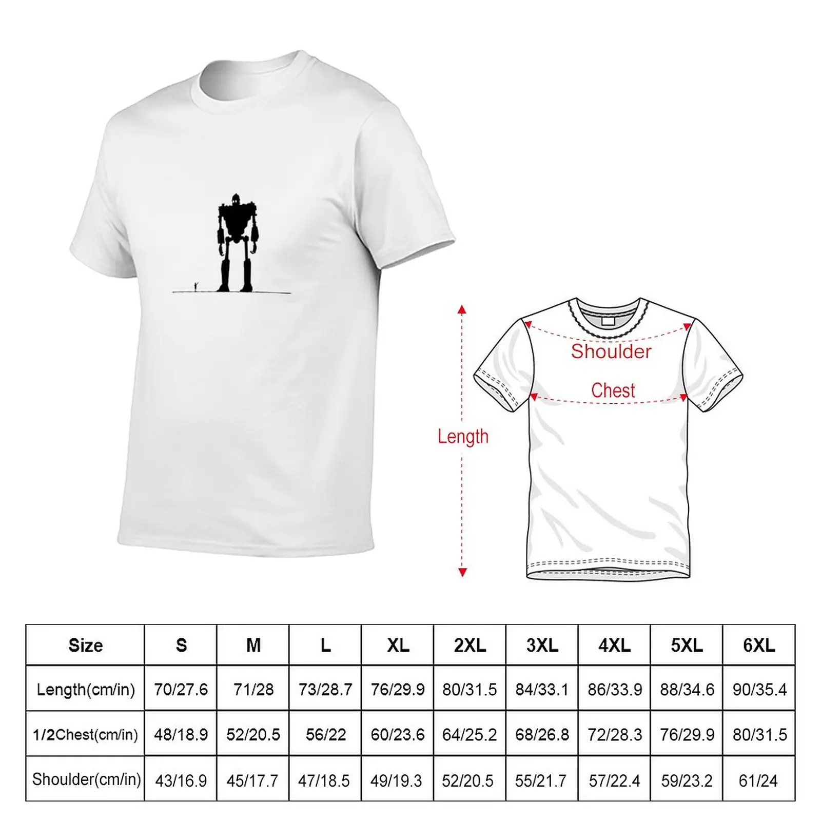 New Iron Giant T-Shirt hippie clothes tops quick drying t-shirt plain white t shirts men