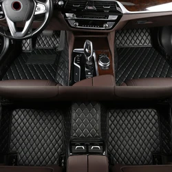 Custom 3D Full Coverage Car Floor Mats for BMW 5 Series E39 1995-2004 E60 F10 G30 2017-2022 G60 2023-2025 Car Accessories Carpet
