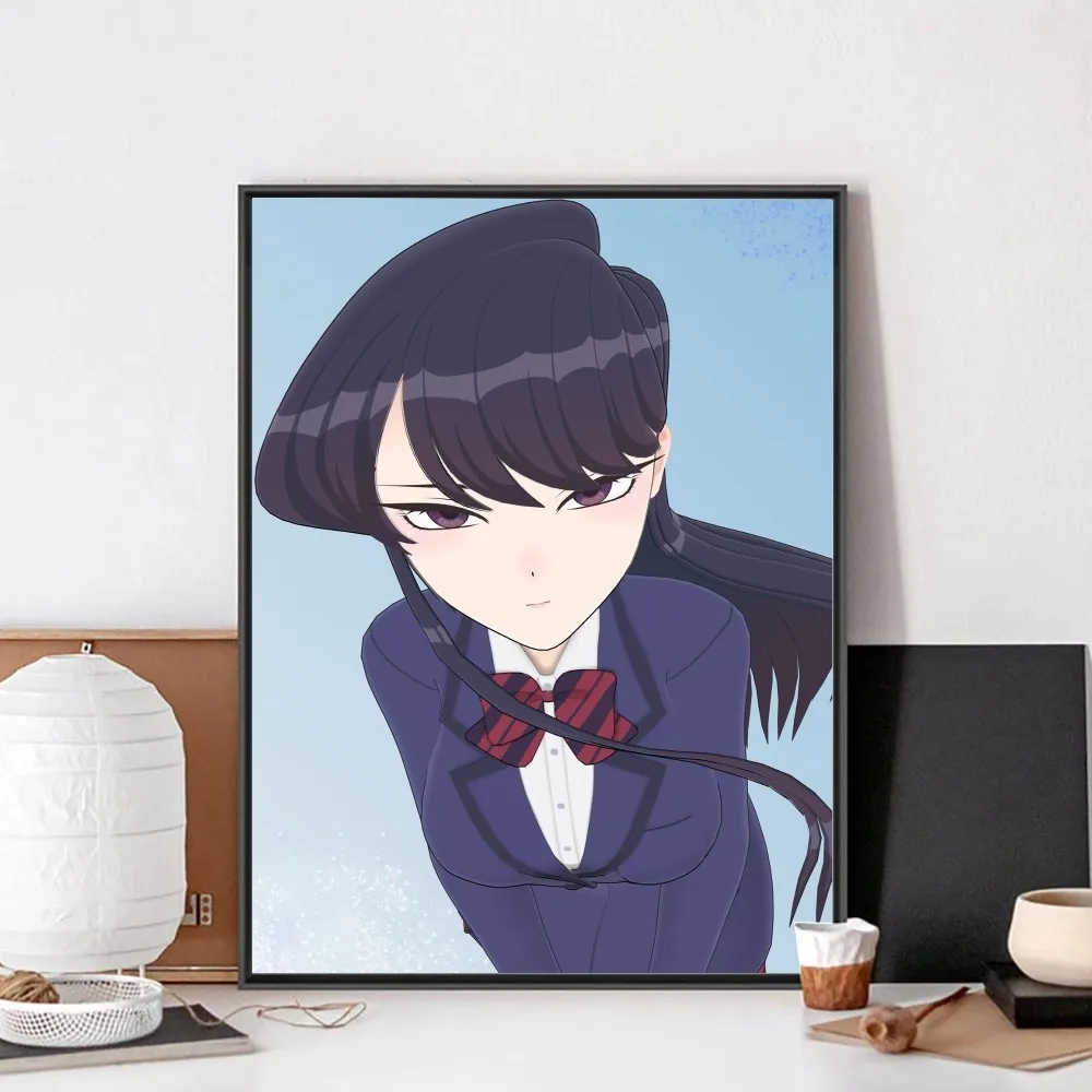 Komi san wa Komyushou Desu Anime Poster No Framed Poster Kraft Club Bar Paper Vintage Wall Art Painting Bedroom Study Stickers