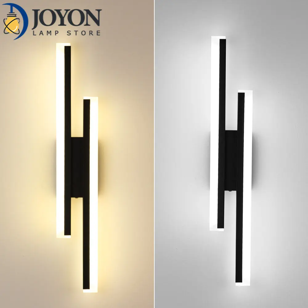 Lámparas de pared Led modernas para sala de estar, lámpara de mesita de noche nórdica creativa, candelabro de pared para pasillo y escalera, accesorios LED para interiores