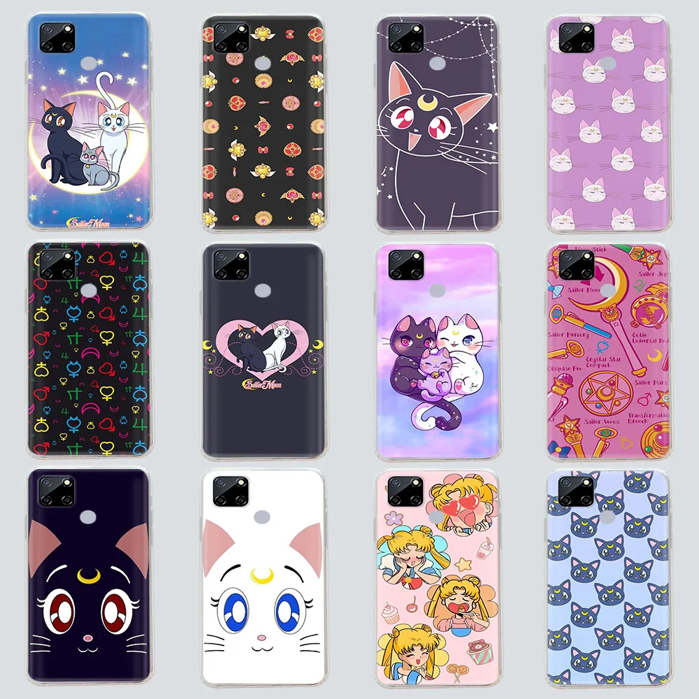 Case for Motorola One Fusion Action Plus Hyper 5G ACE Macro G31 G41 G51 G71 G50 G60 G60S Pro Soft Cover Luna Artemis Cat Saillor