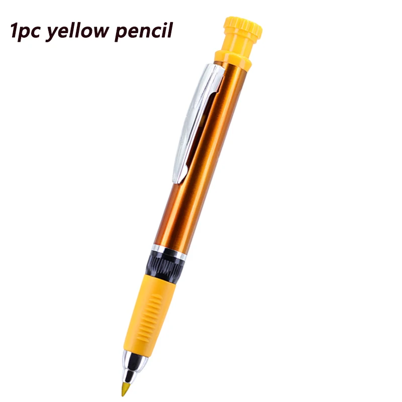 2,8 mm 2-in-1-Druckbleistift für massive Holzbearbeitung mit Mine und integriertem Spitzer, für Tischler-Markierungsstifte mit tiefem Loch – Detail 8