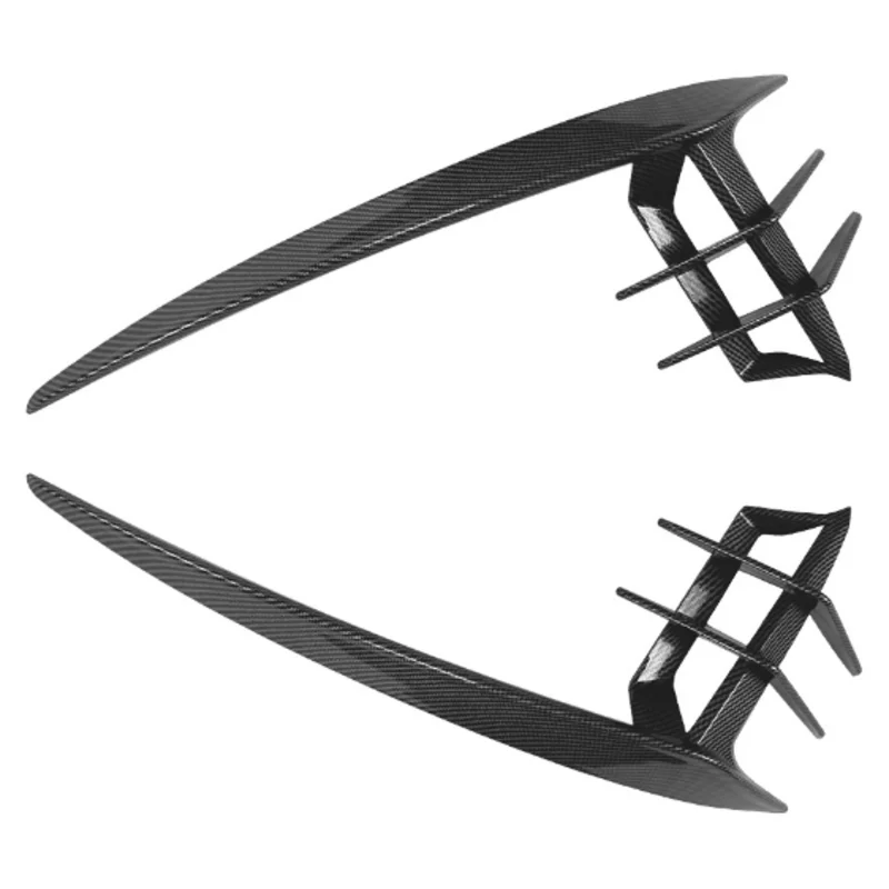 

For A4 B9 Sline 2017-2019 Compatible Front Bumper Splitter Spoiler Fog Lamp Spoiler Cover Carbon Fiber Trim Car Parts