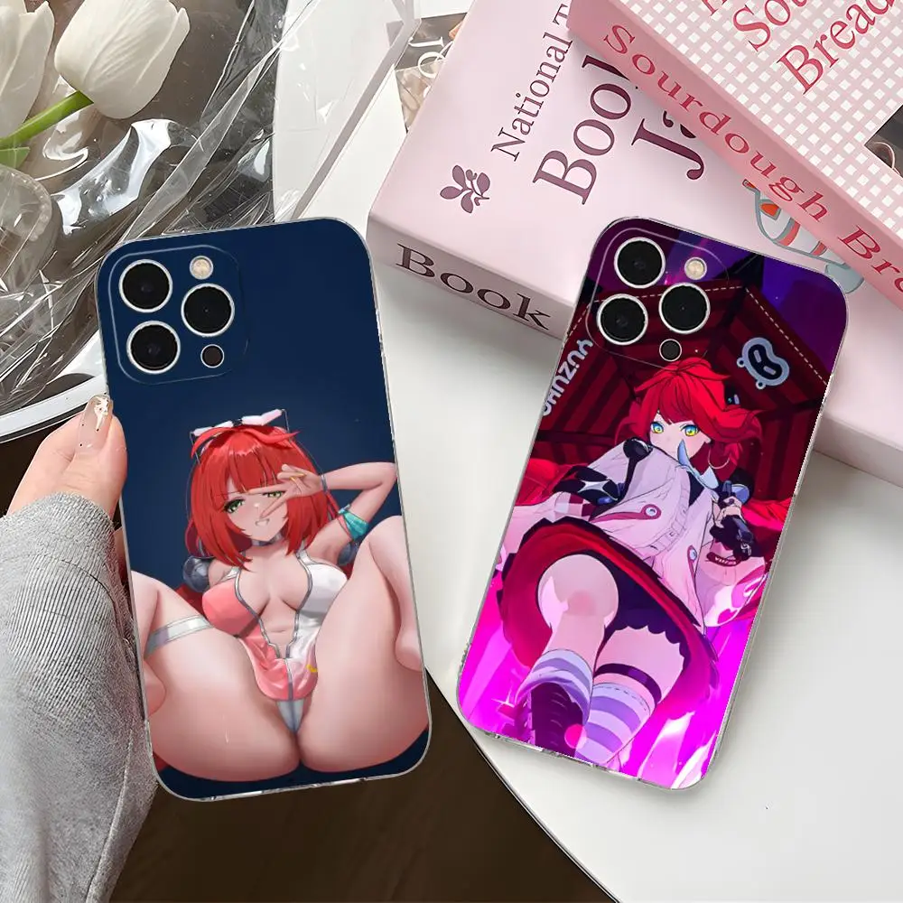 

Чехол для телефона ZZZ Ukinami Yuzuha для iPhone 16, 15, 14, 13, 12, 11 X XR XS 8 6 Pro Max Plus, мини-прозрачный цветной защитный смартфон