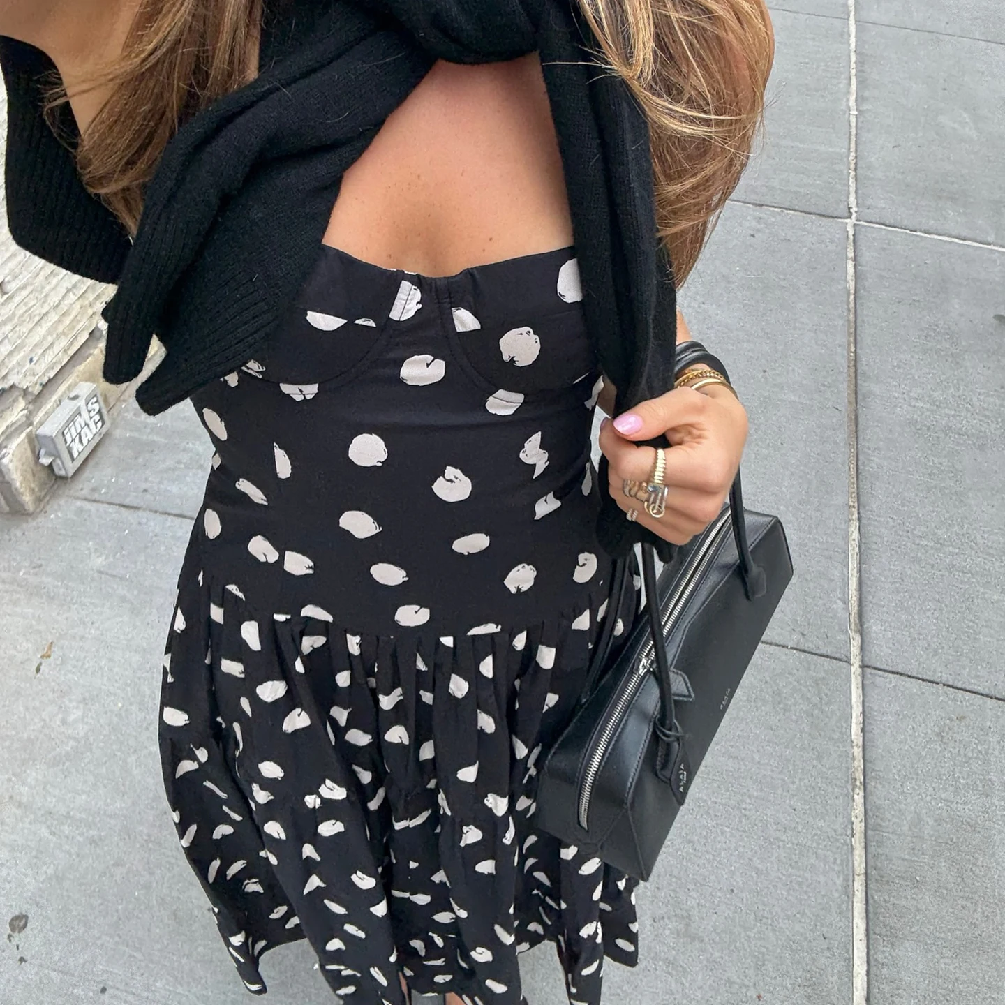 Férias polka dot a linha vestido fino-encaixe slash neck sem mangas maxi vestidos para mulher 2025 verão elegante moda streetwear