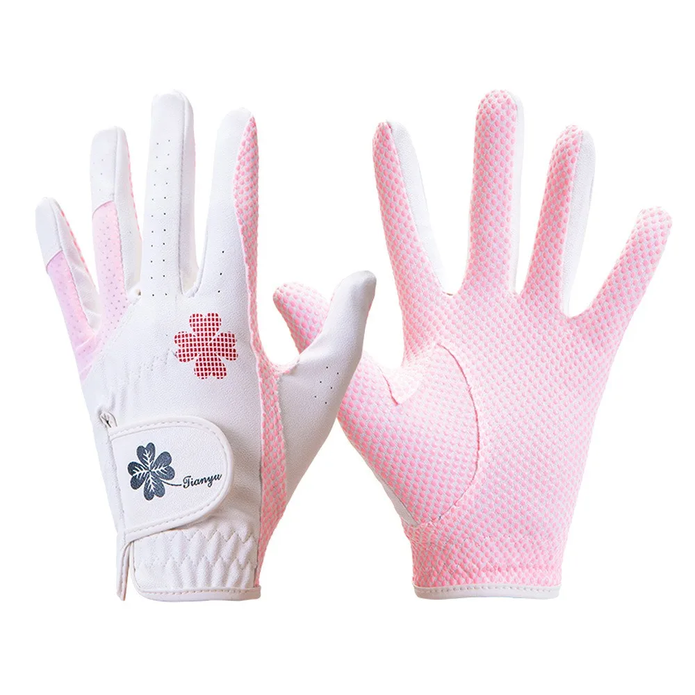 

Breathable Women's Golf Gloves Wear Resistant Comfort Full Finger Golf Gloves Non-slip Durable Golf Mittens Golf Training