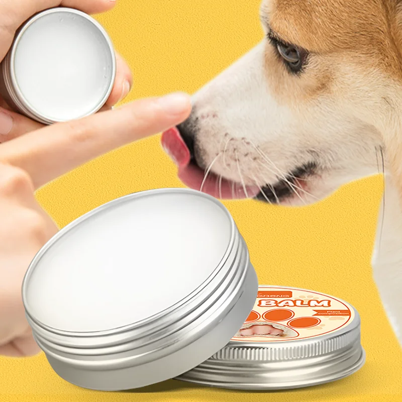 50g Pet Nose Protector Moisturizer Low -sensitivity Dog Paw Balm Cat Dog Paw Protective Cream Pet Crack Feet Repair Accessories