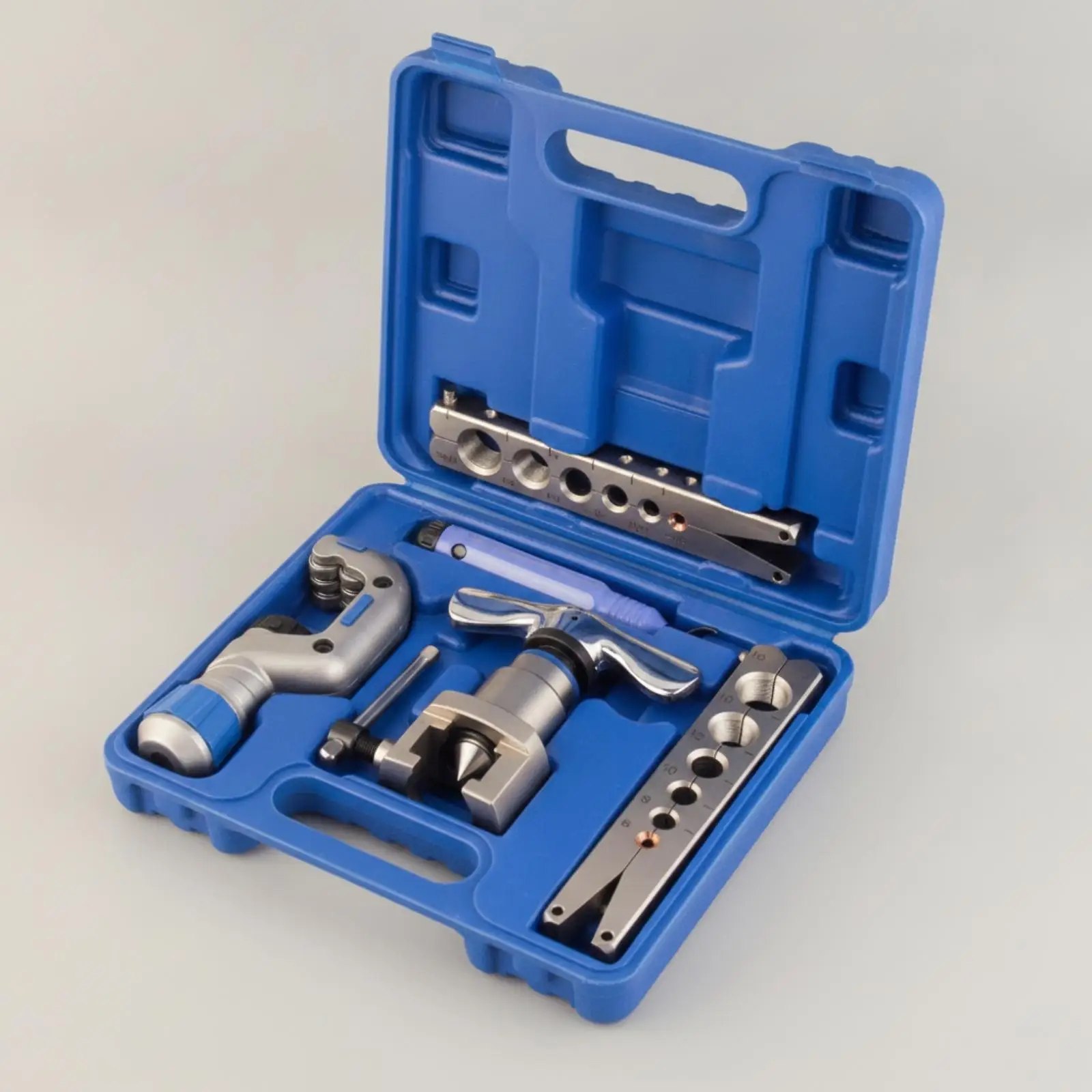 Professional Copper Tube Flaring Tool Set with Cutter Deburring Tool for Air Conditioning Repair
