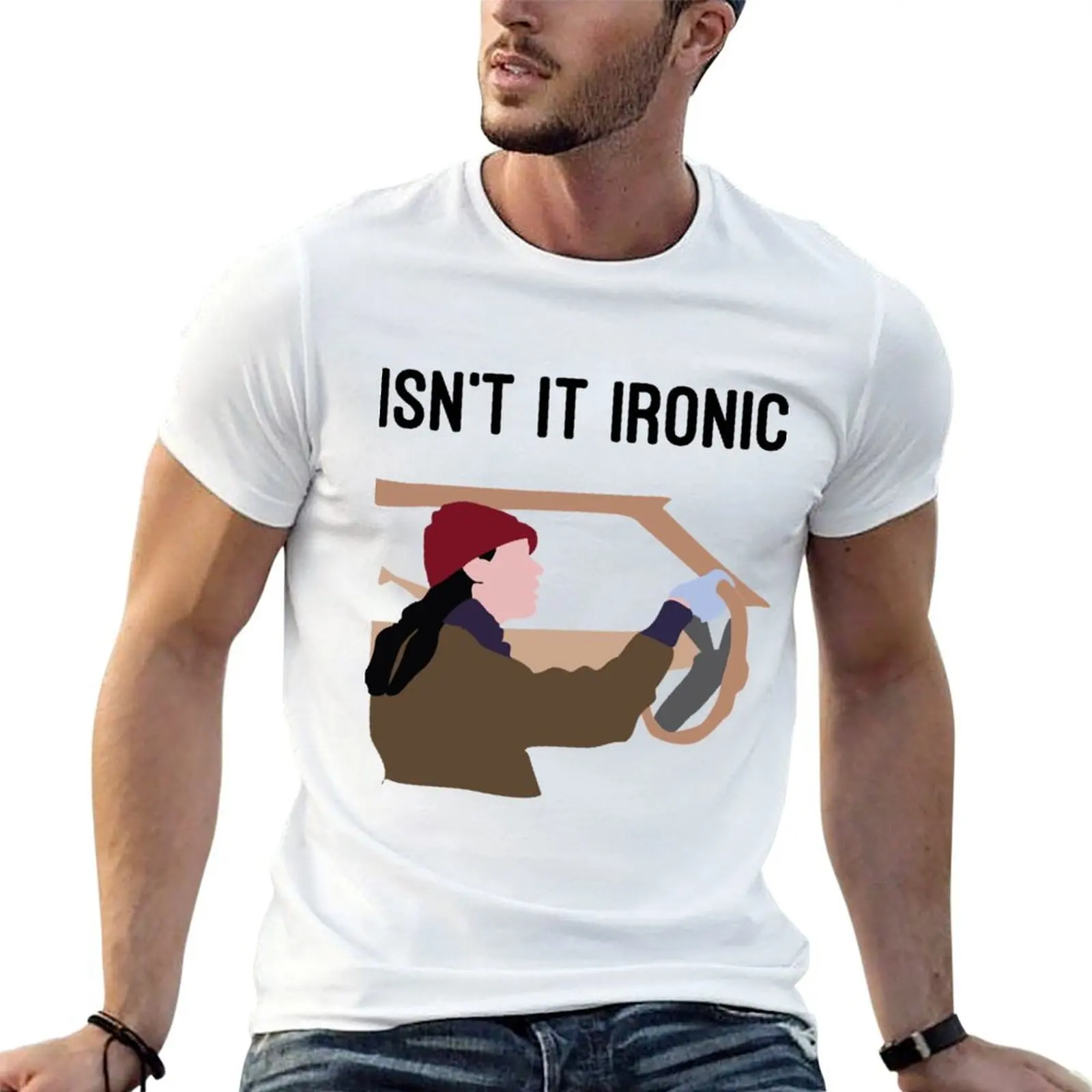 

Ironic T-Shirt man t shirt heavy cotton t shirt for man T-Shirt