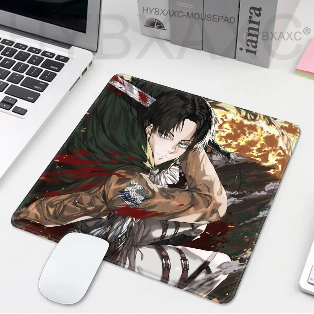 

Eren Yeager Attack On Titan Anime Mousepad Small LockEdge Mouse Pad For Gamers Computer Desk Pad Rectangular Anti-slip Rubber