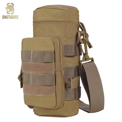 ONETIGRIS-Outdoor Tactical EDC Water Bottle Pouch, MOLLE Holder, Camping Militar, Caça Portador, Suporte, Sports Kettle Bags