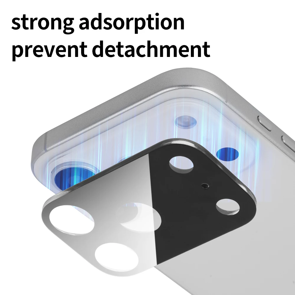 2 قطعة 9H الزجاج المقسى آيفون 17 17 برو ماكس 17 الهواء الخلفي عدسة الكاميرا حامي الشاشة غطاء آيفون 17 برو ماكس عدسة فيلم