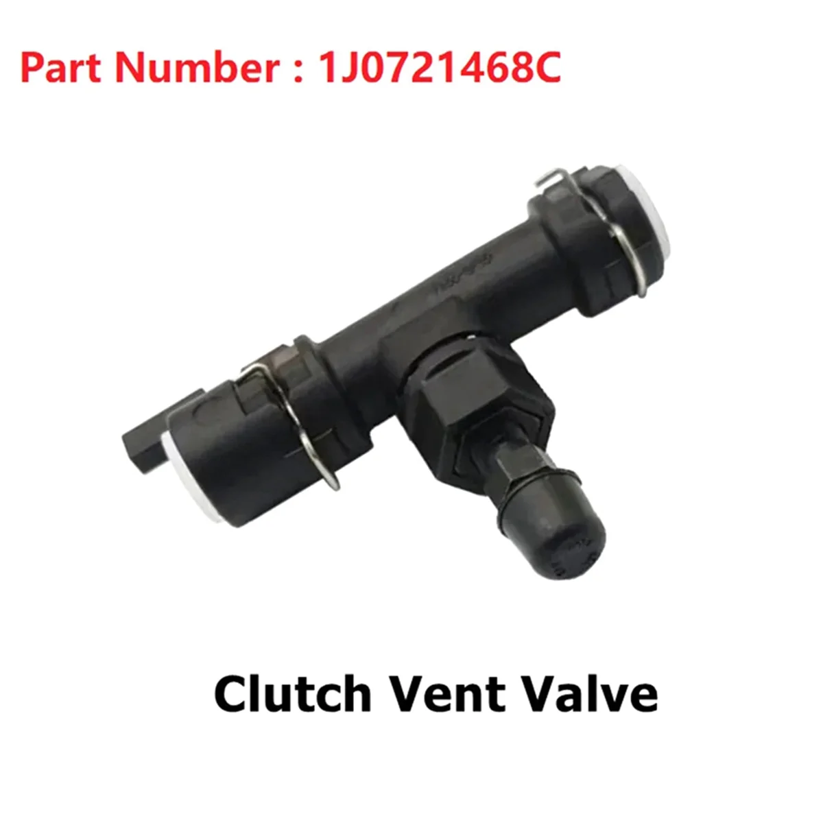 Válvula de ventilación del embrague del automóvil Tubo de tres vías 1J 0721468 E para Audi A3 TT Quattro VW Eos GTI Jetta Beetle 1J 0721468 C