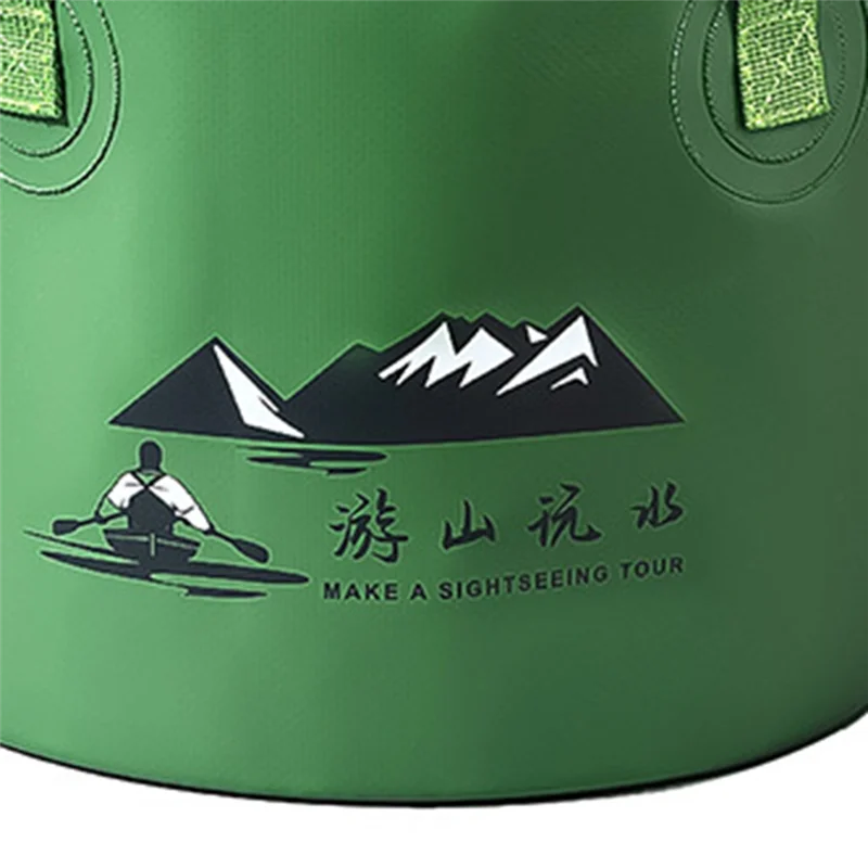 

Складное ведро с ручкой для кемпинга, рыбалки, пешего туризма, складная сумка-контейнер для воды, портативная складная сумка