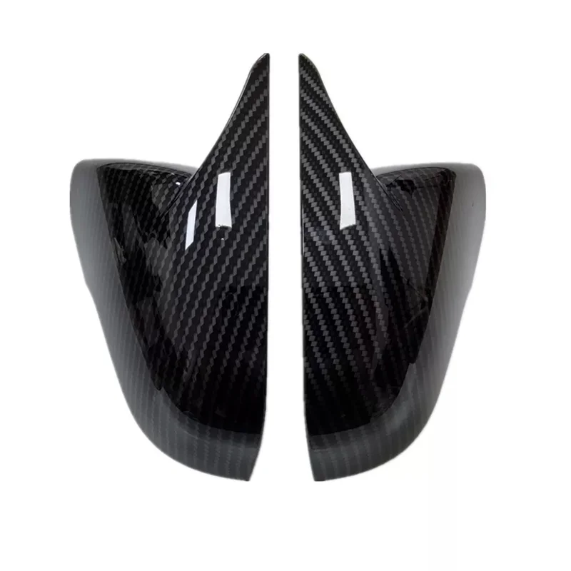 

1Pair Car Rearview Mirror Cover Ox Horn Side Mirror Shell For Hyundai Sonata 2015-2019 Reverse Caps Trim Housing-A61E