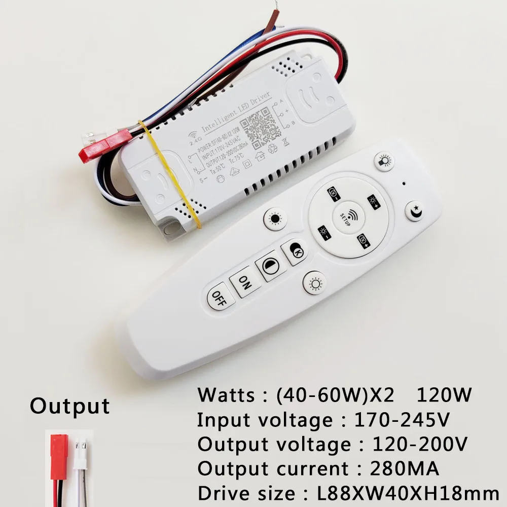 2.4G Intelligent LED driver APP remote control power supply dimming&color-changeable transformer connect to LED tape 20W-240W