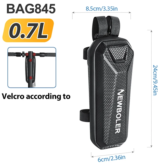 Schnellverschluss 5L EVA Elektroroller-Tasche Zubehör Elektrofahrzeug-Tasche mit USB-Anschluss Wasserdichte Roller-Fronttasche Fahrradtasche