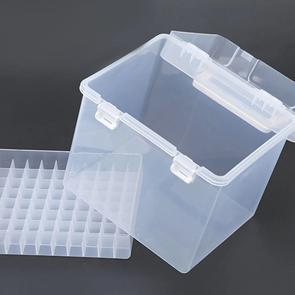 

Портативный органайзер для хранения маркеров, держатель для художественных принадлежностей, прозрачная коробка, 80-цветный органайзер для ручек, чехол для переноски маркеров