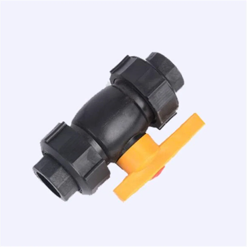 PE Water Pipe Switch Valve Hot Melt Live Ball Valve 4 points 20 6 points 25 PE Double Live Steel Core Ball Valve 1 Inch 32