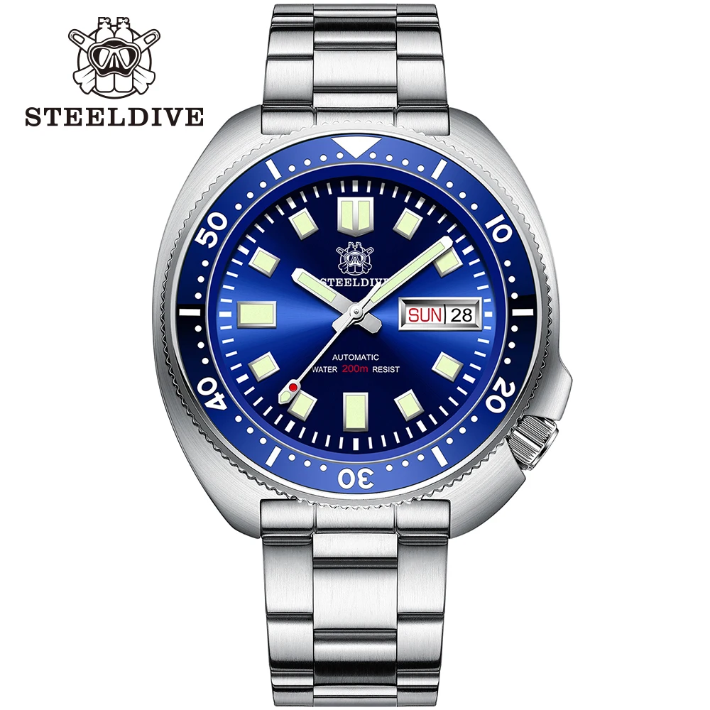 STEELDIVE NH36 Diver Watch 200m Sapphire Automatic Men's Watch