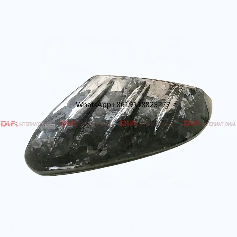 For Honda Civic Type R FK7 FC1 FK8 MU Type Carbon Fiber Rear View Mirror Cover Forged Carbon Look Side Mirror Cover