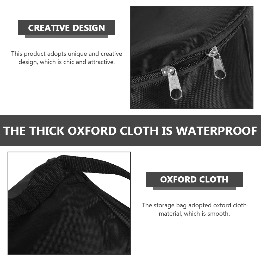 

African Drum Bag Waterproof Black Oxford Cloth Large Capacity Storage Backpack for Music Instrument Drum Pouch