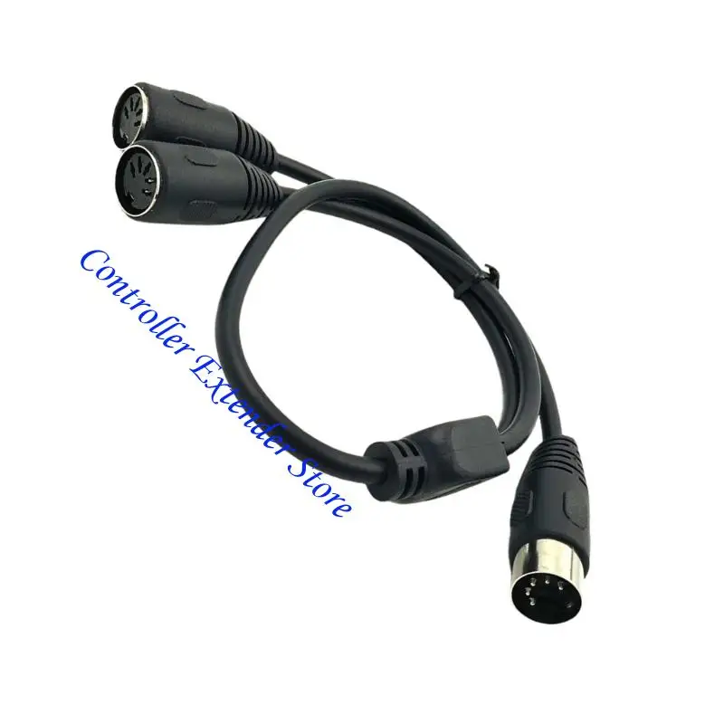 N84B 5 พินชายสองเท่า DIN 5PIN Extension Cord สำหรับสเตอริโอมืออาชีพ