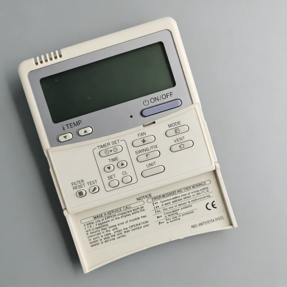Air Conditioner Remote Controller, Model Number RBC-AMT31E(SX-A1EE), English Version,Suitable For Brand Toshiba, Original