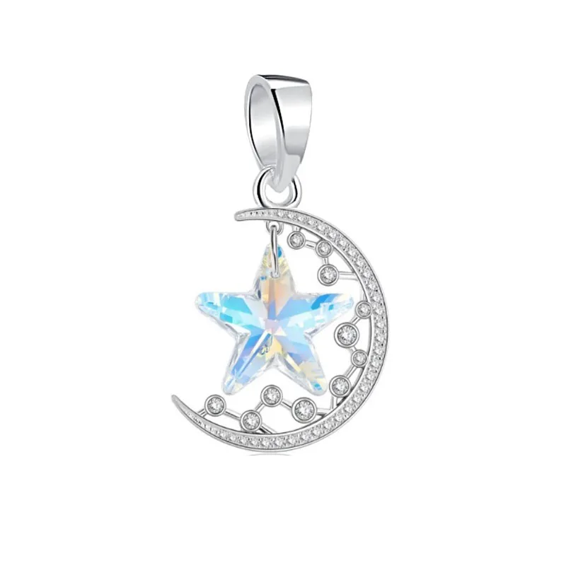 Original 925 Sterling Silver Love Heart Family Pendant Charm Star Cake Wine Bottle Bead Fit Bracelet Women DIY Jewelry Gift - view 5