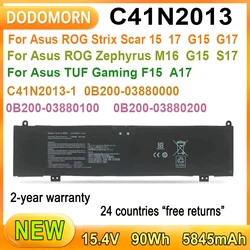 New C41N2013 Laptop Battery For Asus TUF Gaming F15 FX507,A17 FA707,ROG Zephyrus S17 G15 M16,ROG Strix Scar 15 17 G15 G17 90Wh