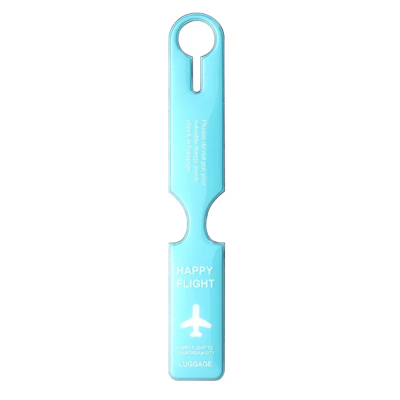 Address Label PVC Luggage Tag Information Card Boarding Pass Boarding Pass Tag Baggage Name Tags Aircraft Luggage Boarding Tag