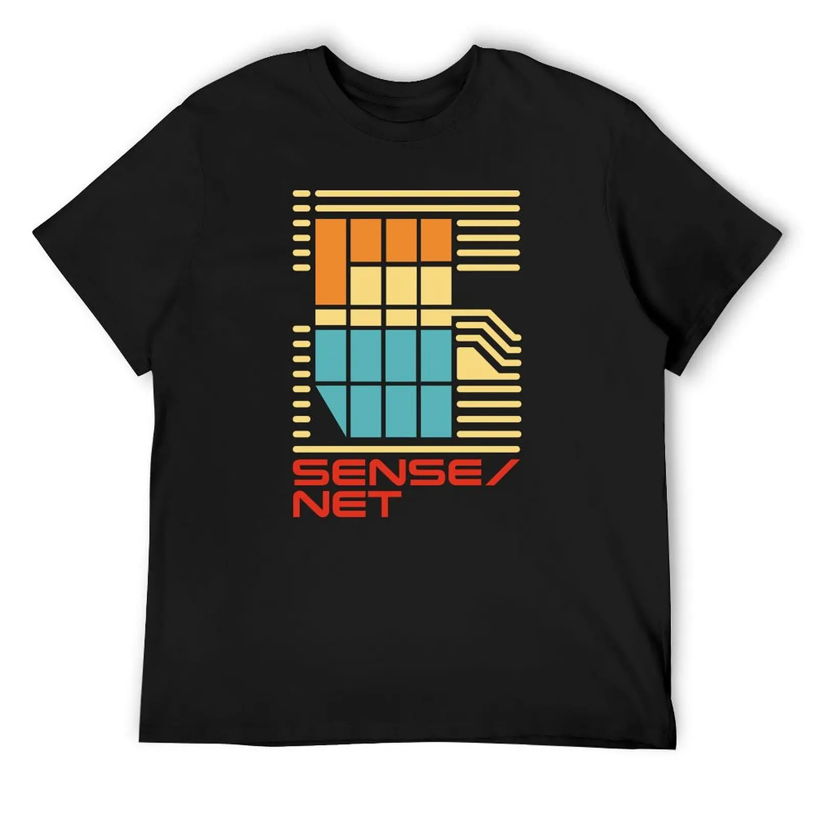 Sense/Net Logo Version 3 T-Shirt vintage anime shirt aesthetic clothes black t shirts for men