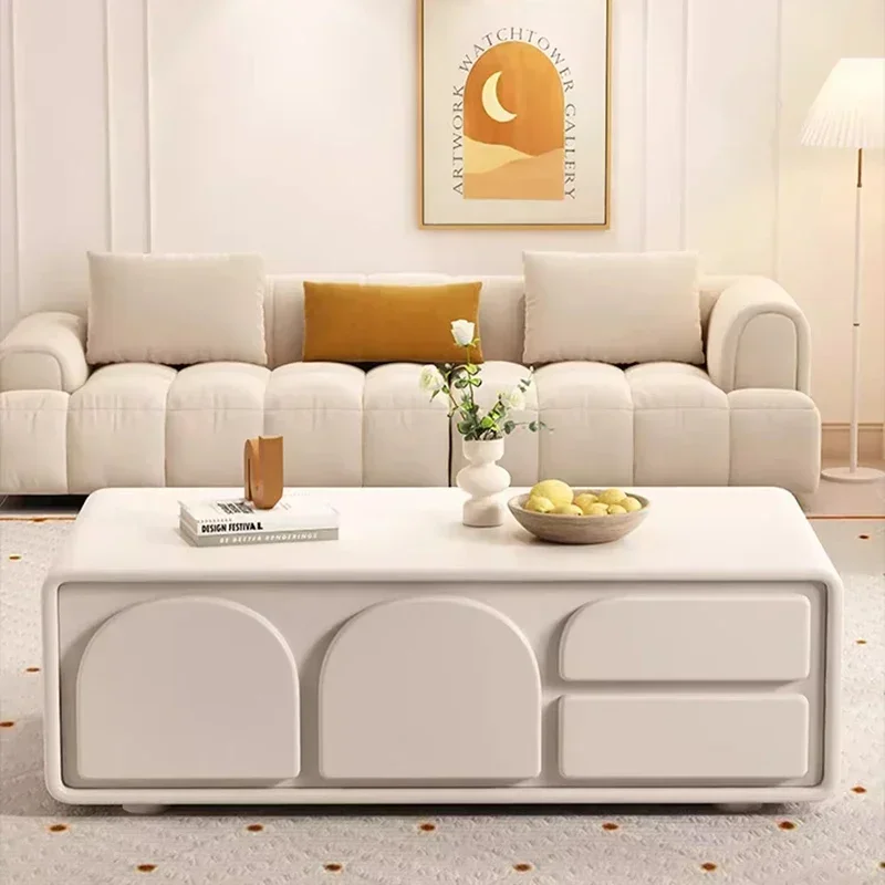 

Nordic Modern Coffee Tables Luxury Simple Square Glam Coffee Tables Unique Minimalist Table Basse De Salon Living Room Furniture