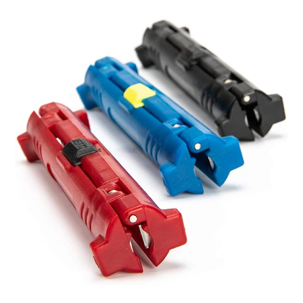 ZoeRax Abisolierzange Stift Netzwerkkabel Werkzeuge Draht Kabelschneider Rotary Koaxial Draht Abisolieren Schneidemaschine Zange – Detail 1