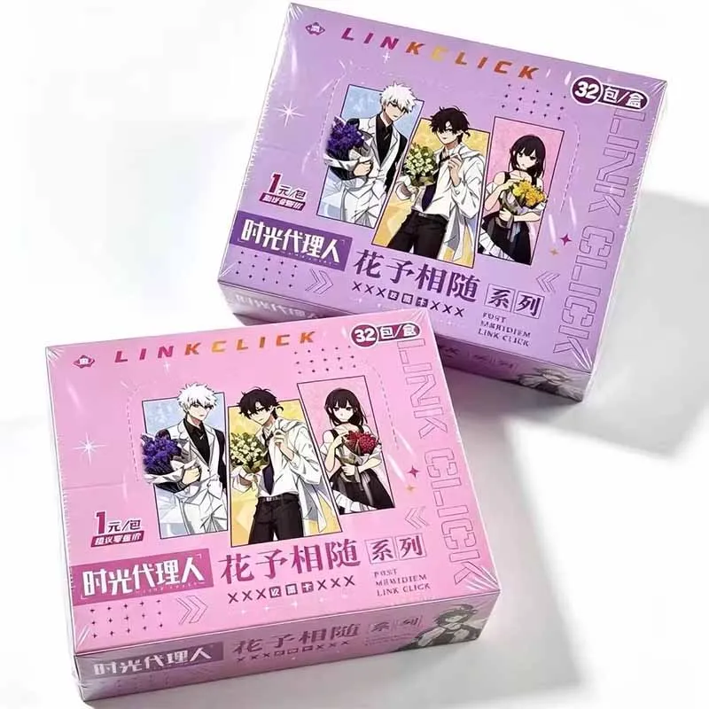 Classic Edition “Time Agent: Flowers Always by Your Side” Collectible Card Game Box Set Anime Merchandise Blind Box