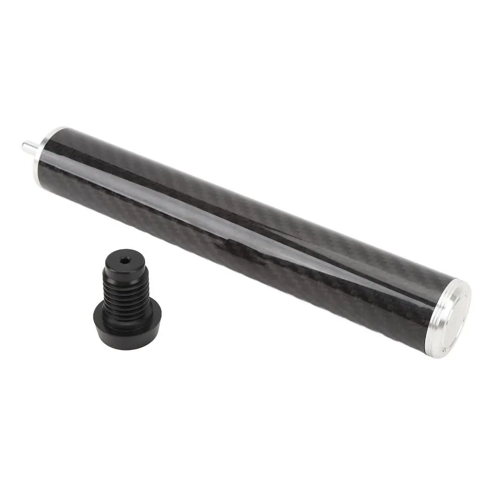 8 Inch Length Pool Cue Extension Carbon Fiber Material 9 Inch Length Billiard Cue Extender Threaded Connection Structure