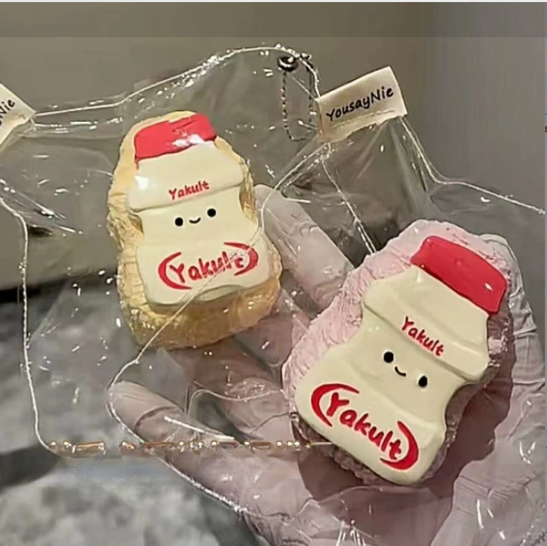 Nuevo juguete blando Nee Doh con forma de botella de bebida Yakult, simulación de comida, para aliviar la ansiedad, ideal para coleccionar.