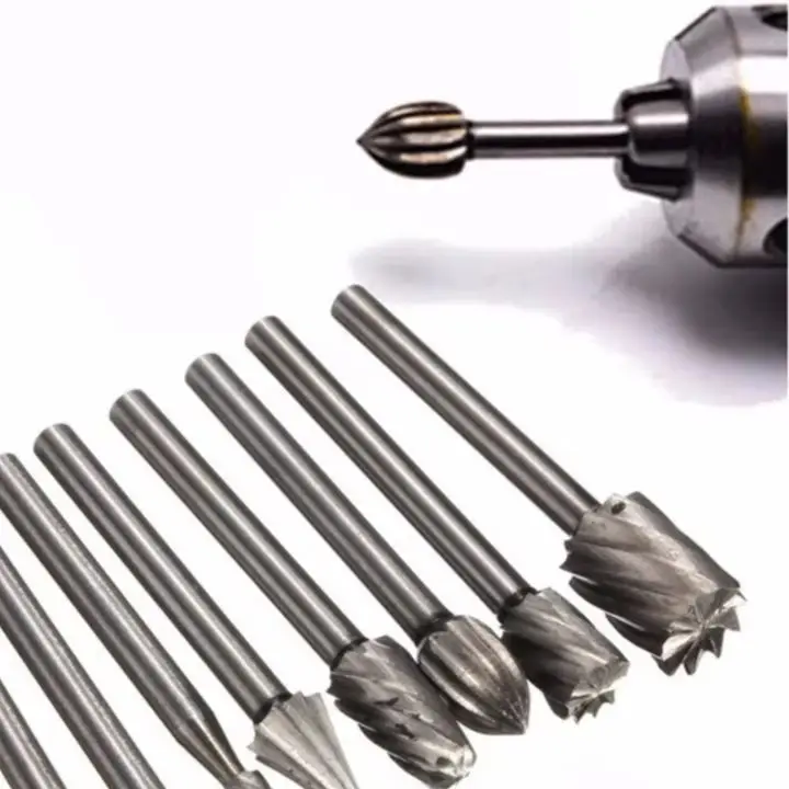 

20 Piece ForMini Rotary File Burr Set For Woodworking Carving Grinding Shaping UseWith Electric Grinder Drill Wood Plastic Craft