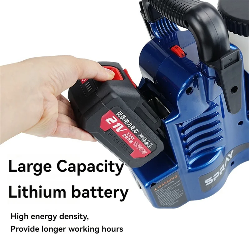 Small Lithium Battery Rechargeable Electric Paint Sprayer Backpack Style High Pressure Airless Sprayer